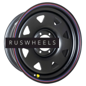 Диски Off-Road Wheels 7x16/6x139,7 ET0 D110 Тойота Ниссан (треуг. мелкий) Черный