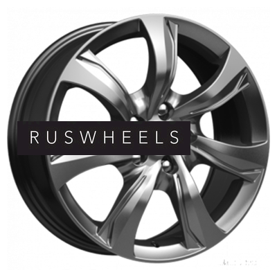 Диски КИК 7x17/5x114,3 ET39 D60,1 Либерти-оригинал (КС654) Дарк платинум